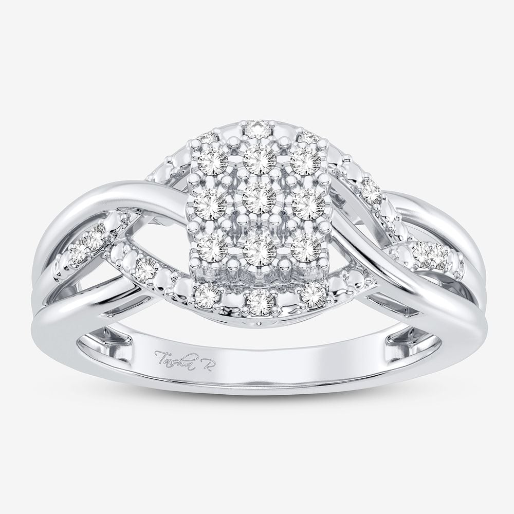 10K 0.10CT Diamond Ring