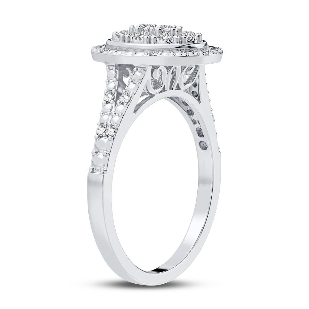 10K 0.10CT Diamond Ring