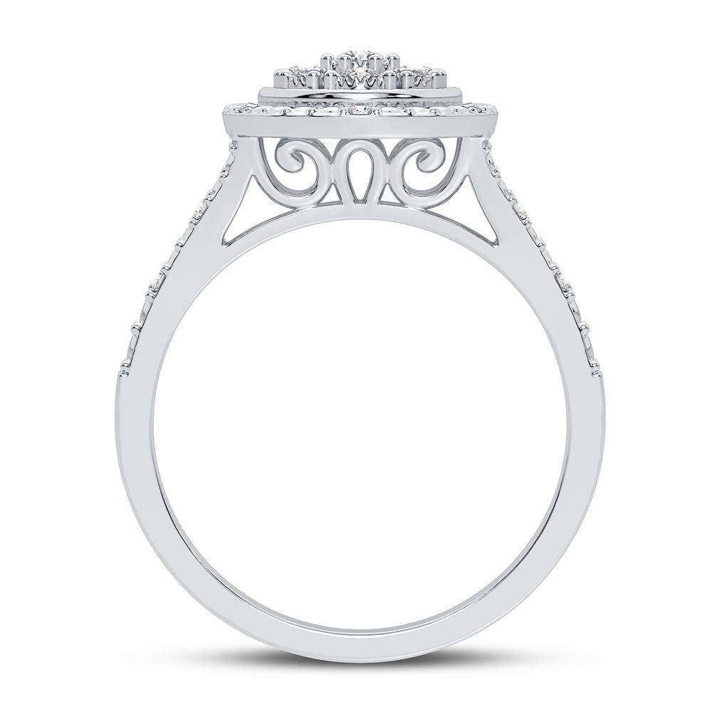 10K 0.10CT Diamond Ring