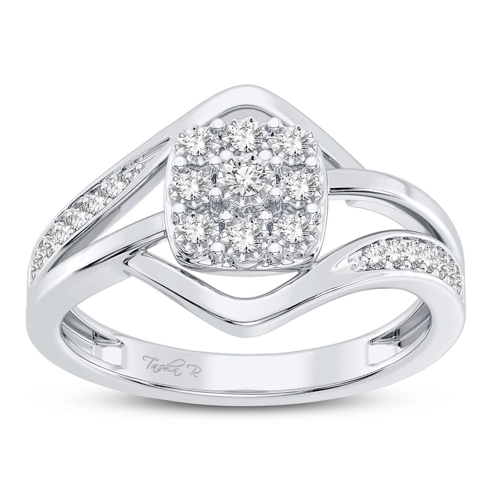 10K 0.10CT Diamond Ring