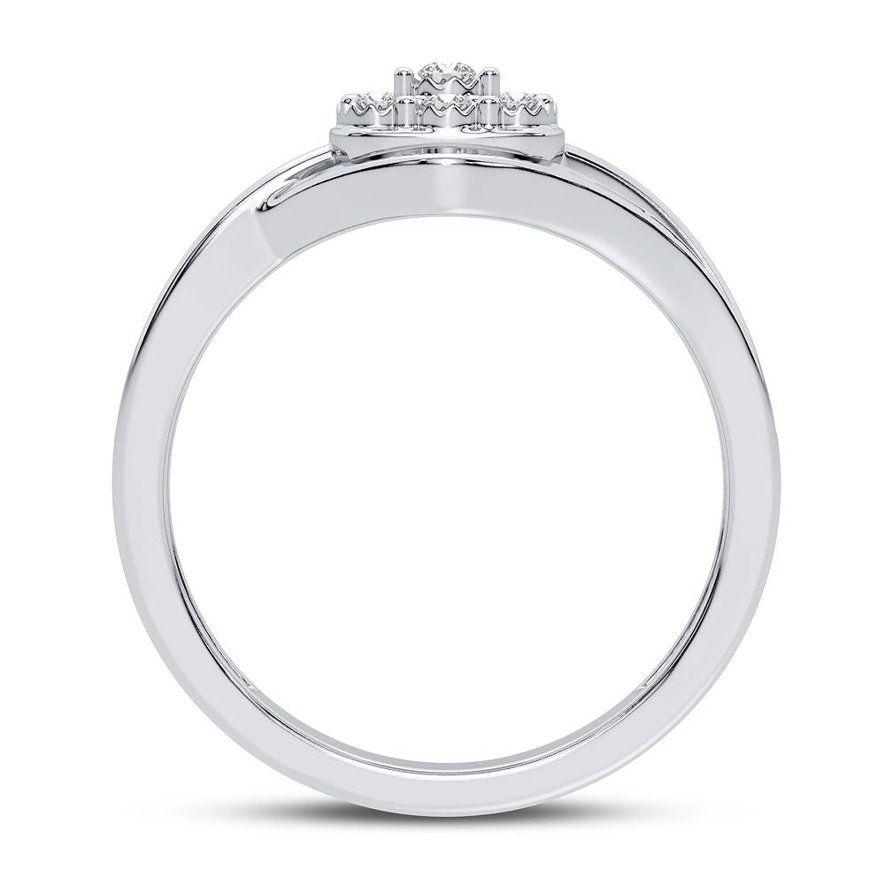 10K 0.10CT Diamond Ring