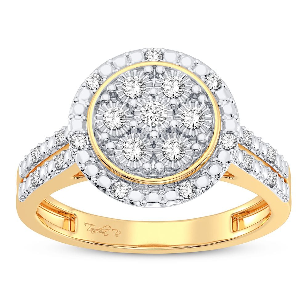 10K 0.10CT Diamond Ring