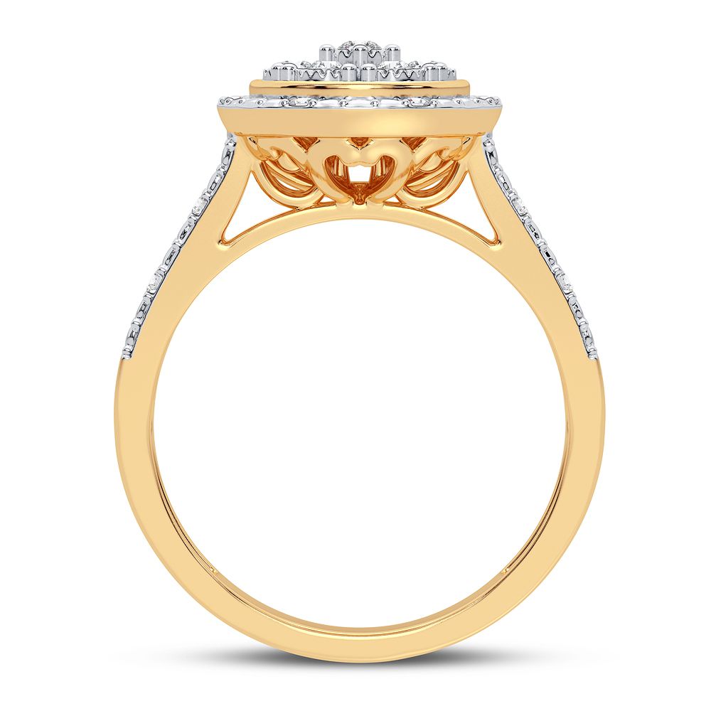 10K 0.10CT Diamond Ring
