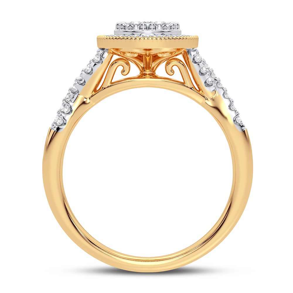 10K 0.25CT Diamond Ring