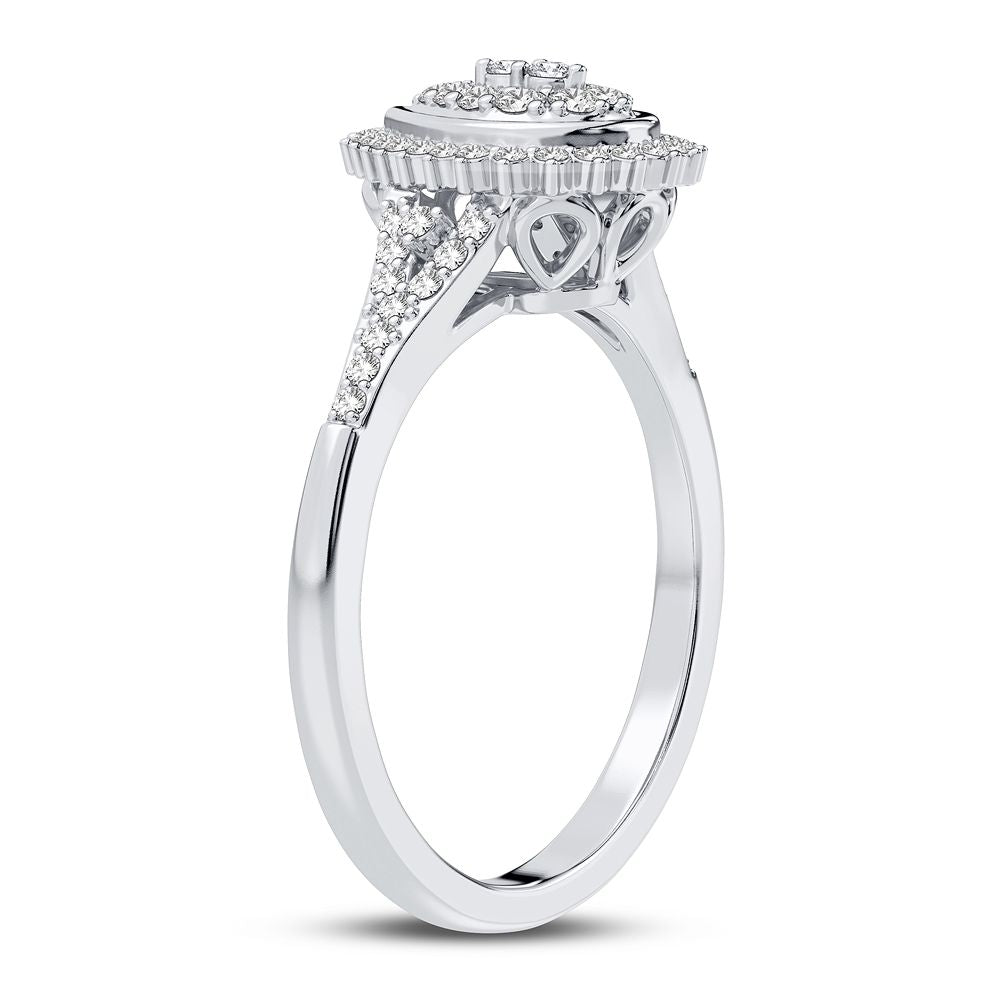 10K 0.25CT Diamond Ring