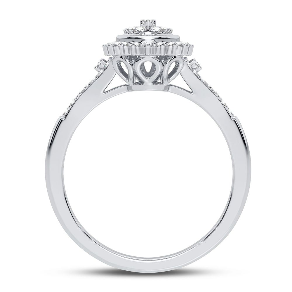 10K 0.25CT Diamond Ring