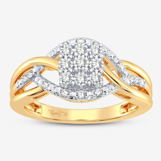 10K 0.10CT Diamond Ring