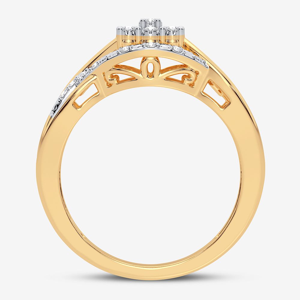 10K 0.10CT Diamond Ring