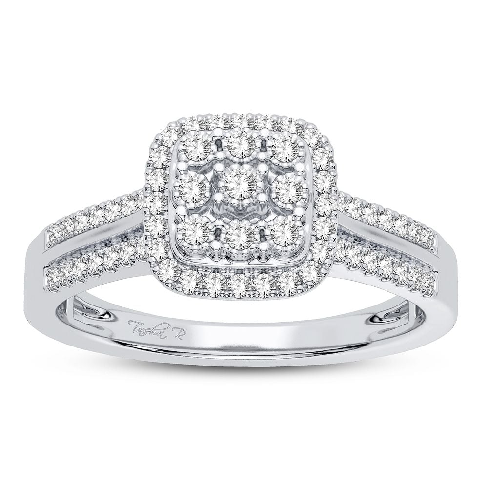 10K 0.17CT Diamond Ring