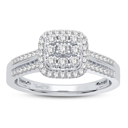 10K 0.17CT Diamond Ring