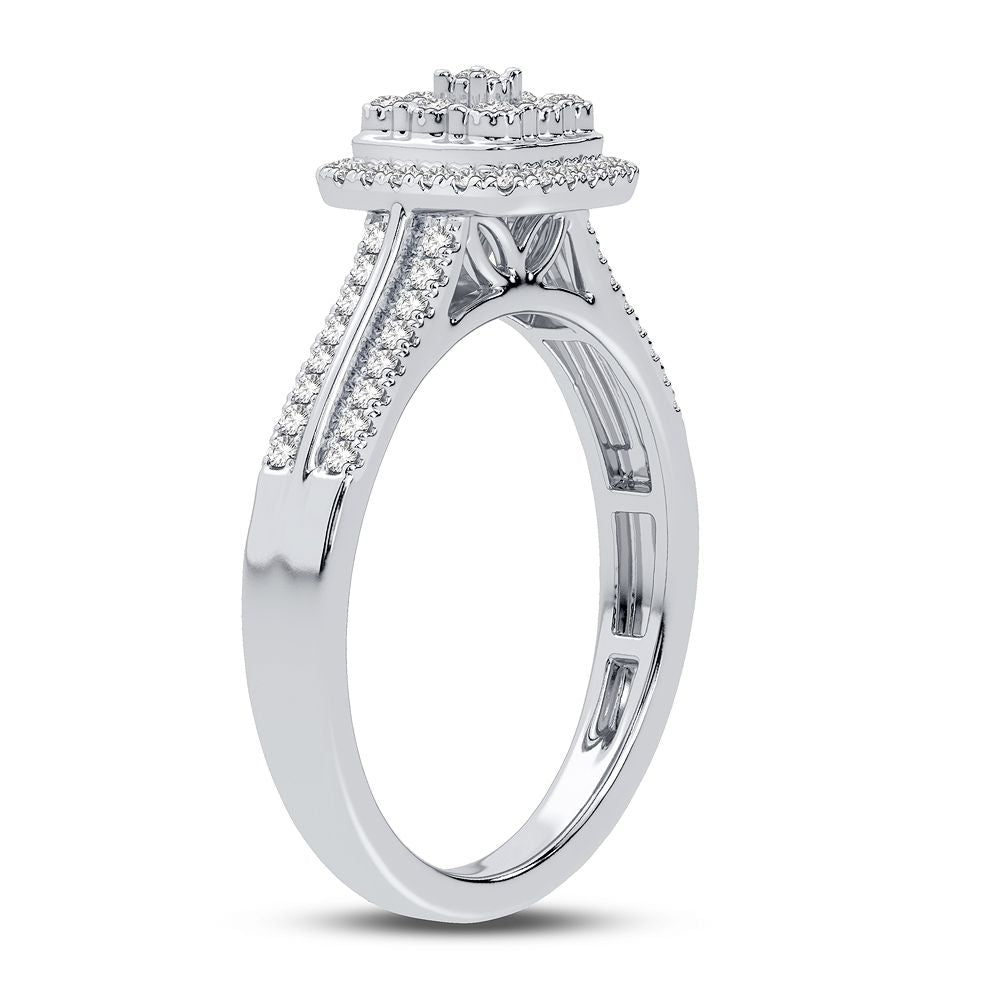 10K 0.17CT Diamond Ring
