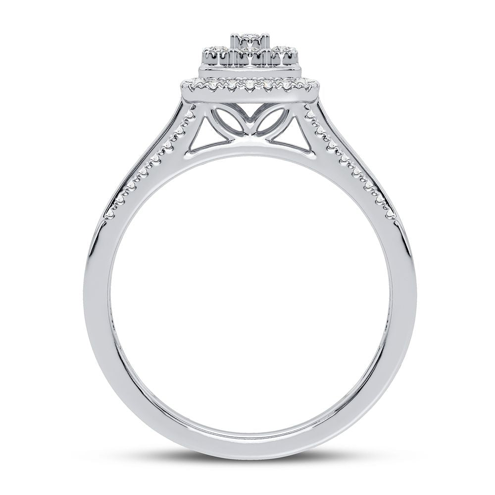10K 0.17CT Diamond Ring