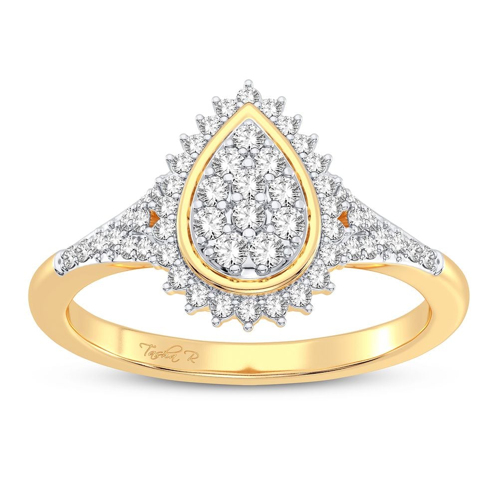 10K 0.25CT Diamond Ring