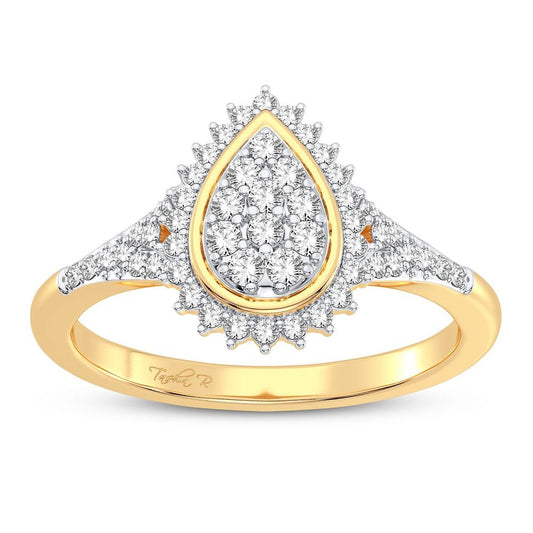 10K 0.25CT Diamond Ring