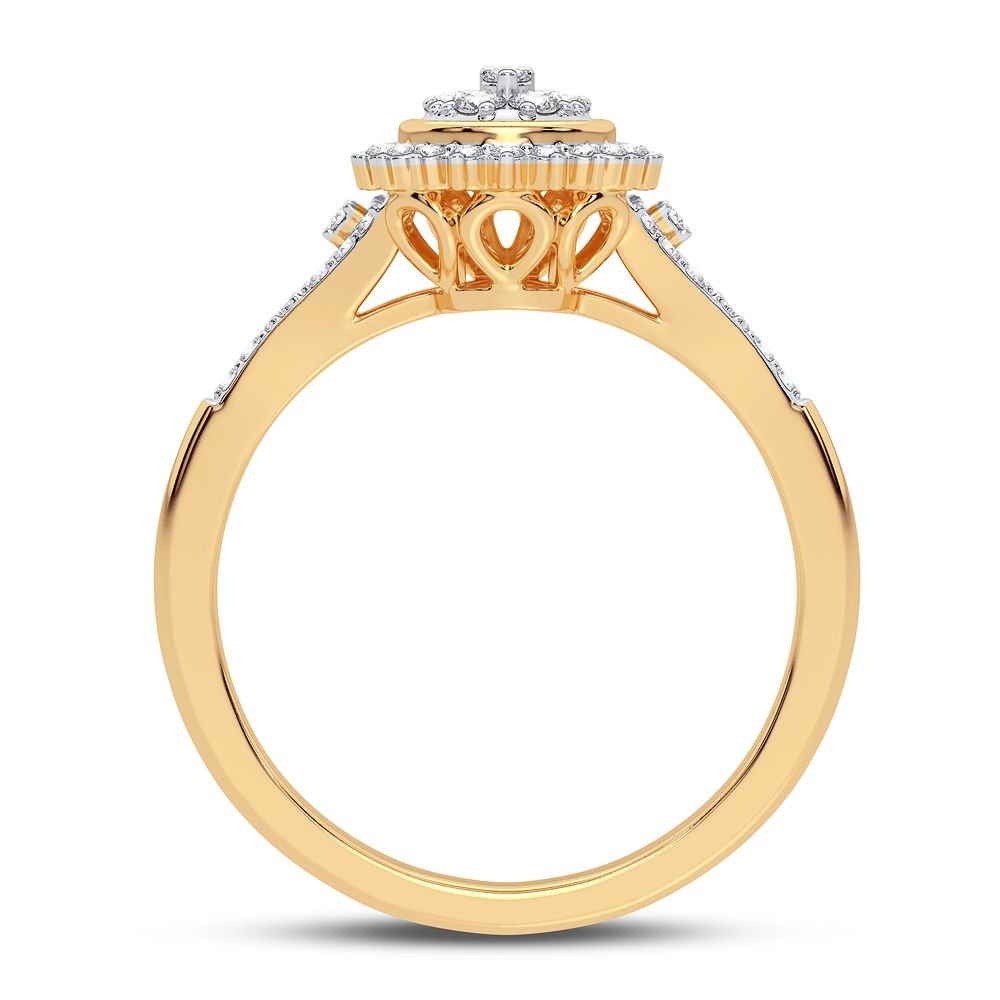 10K 0.25CT Diamond Ring