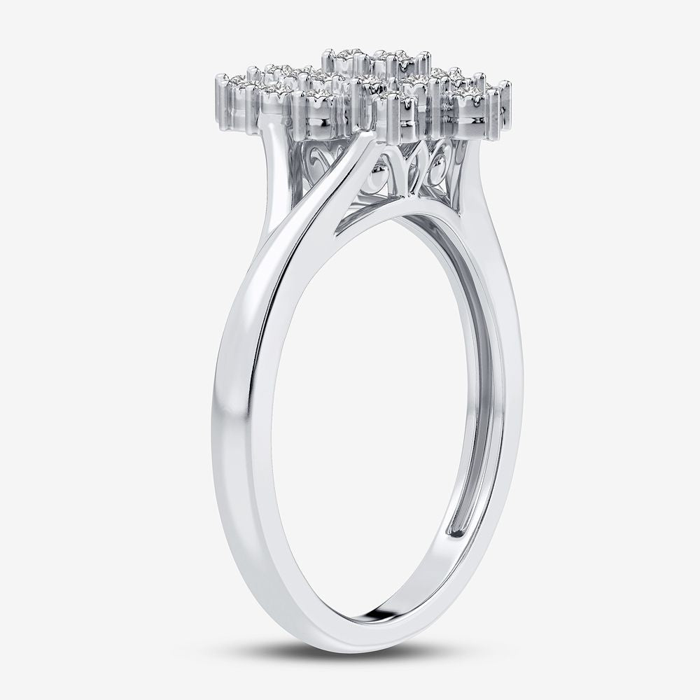 10K 0.10CT Diamond Ring