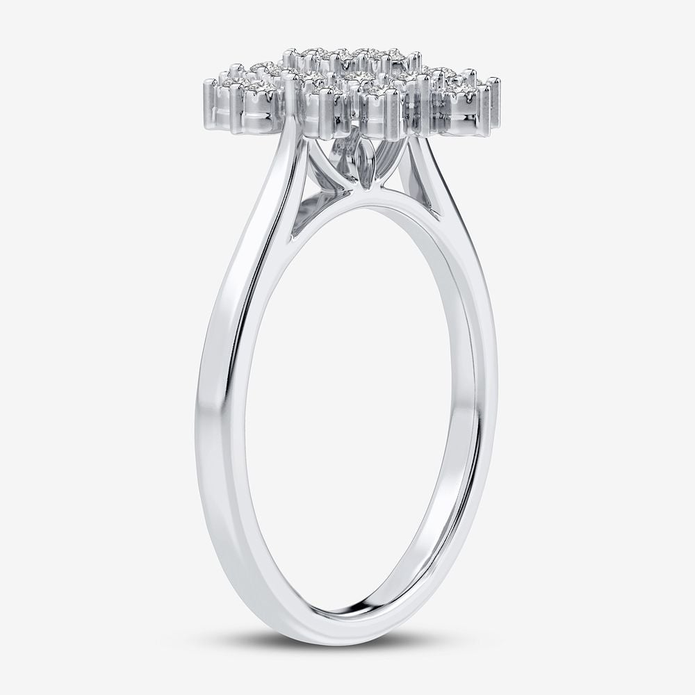 10K 0.10CT Diamond Ring