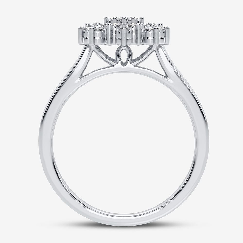 10K 0.10CT Diamond Ring