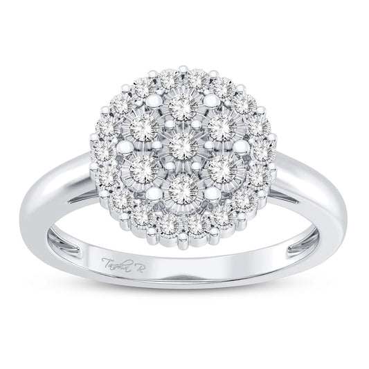 10K 0.10CT Diamond Ring
