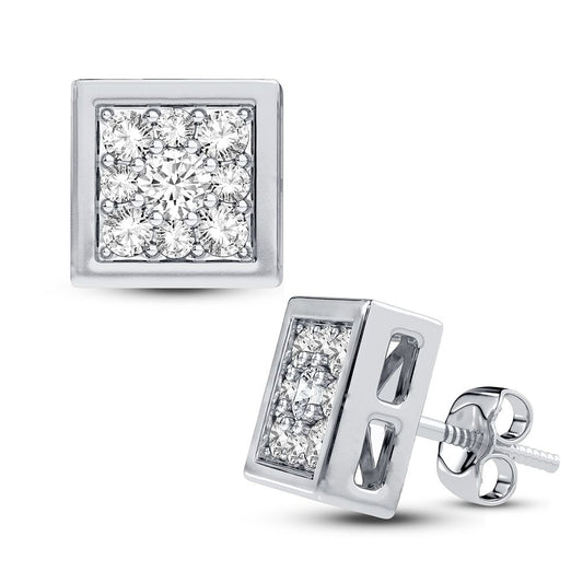 14K 0.33CT Diamond Earring
