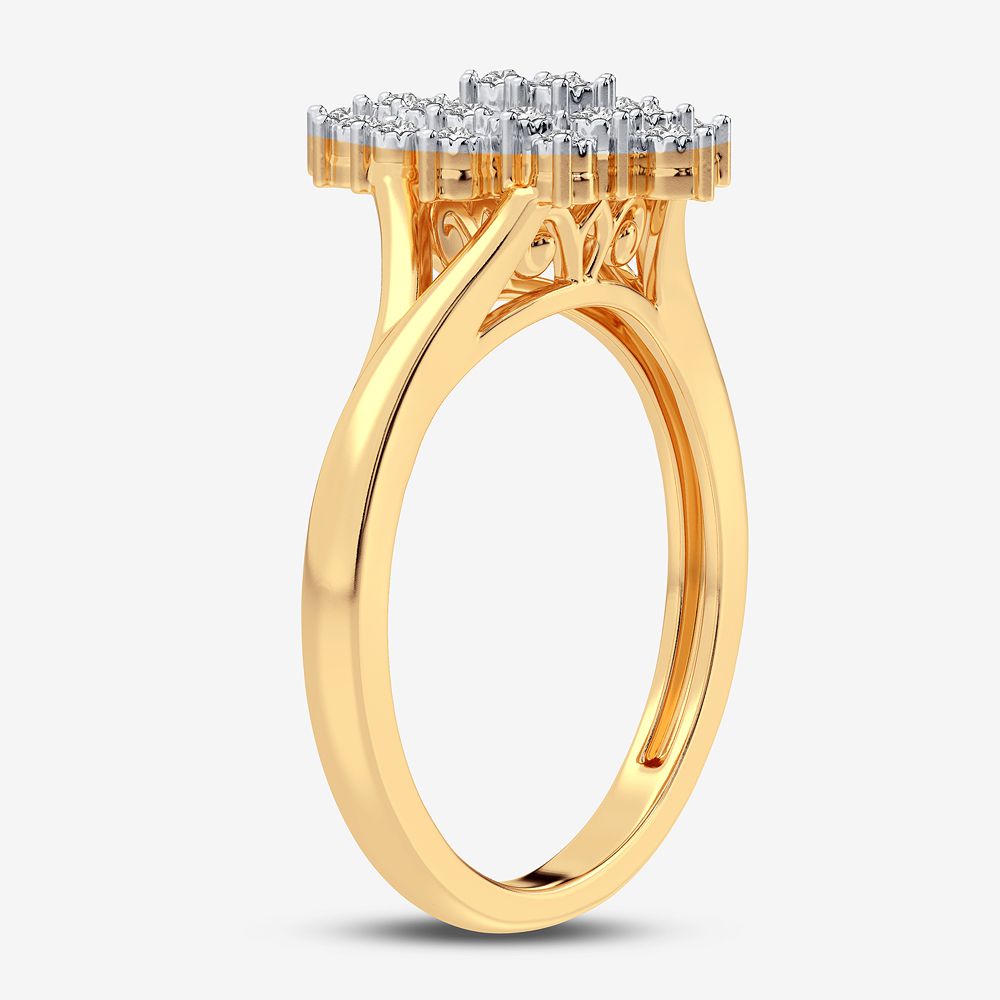 10K 0.10CT Diamond Ring