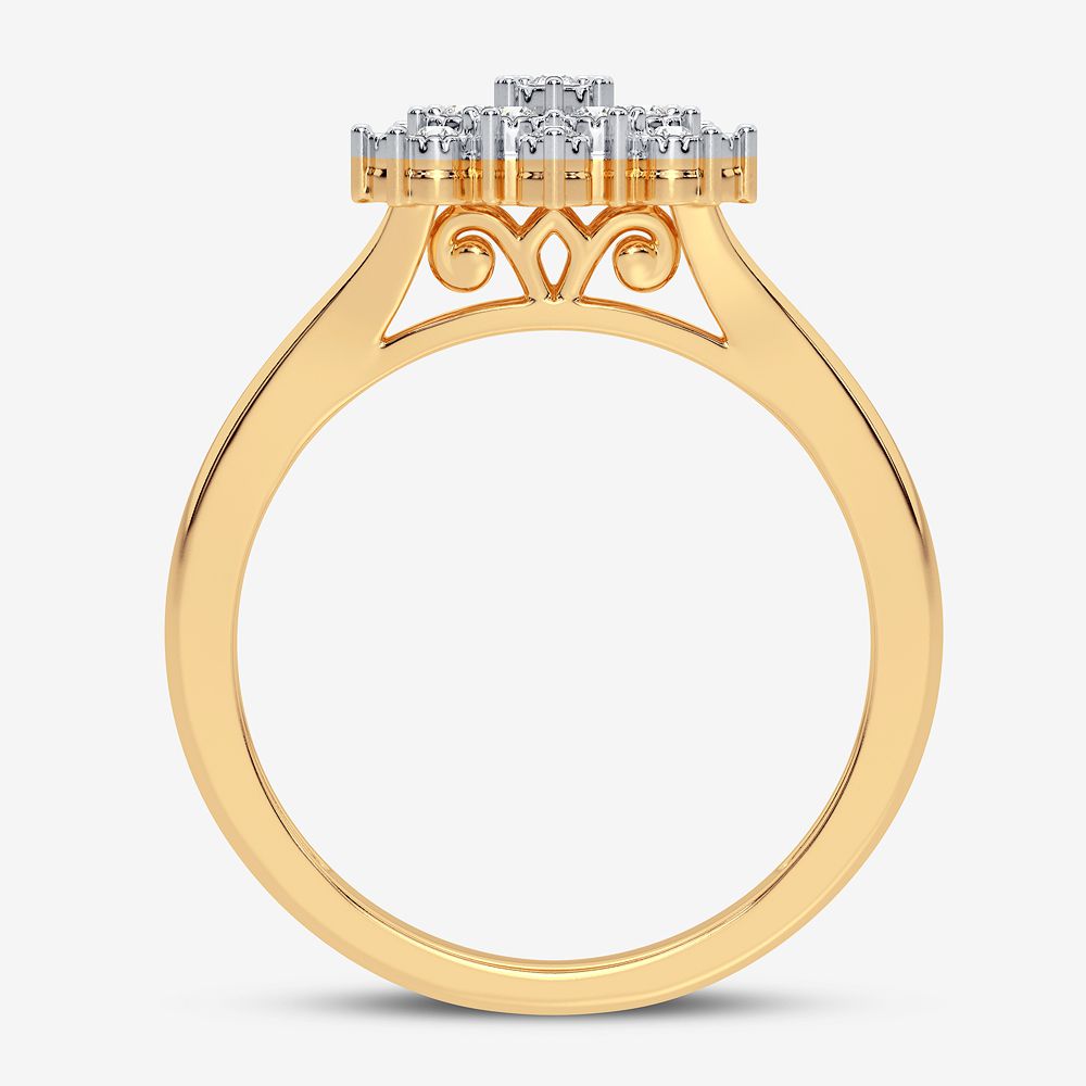 10K 0.10CT Diamond Ring