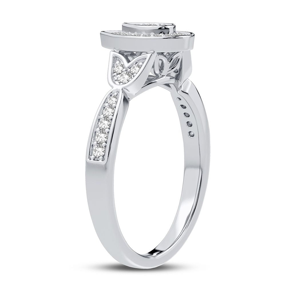 10K 0.20CT Diamond Ring