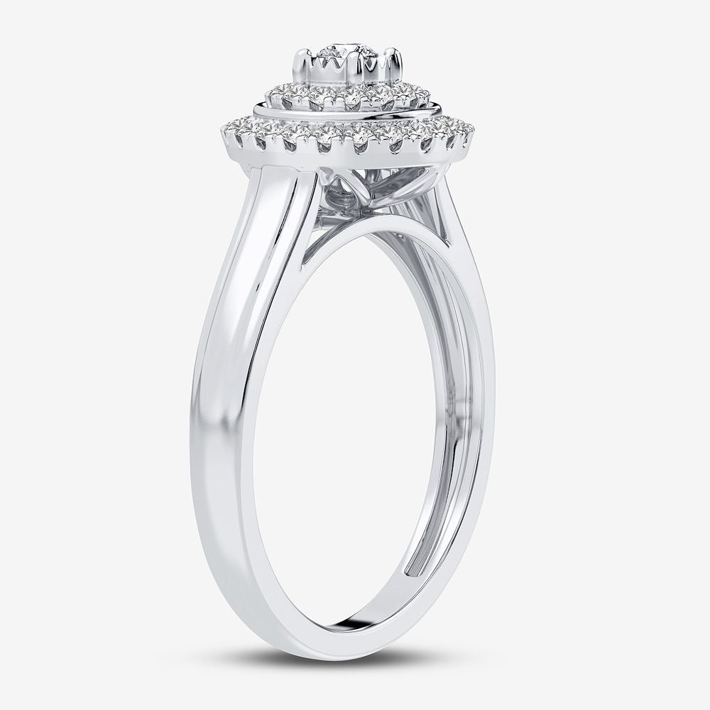 10K 0.25CT Diamond Ring