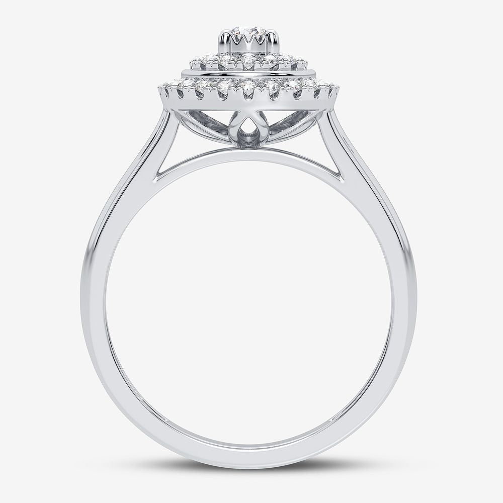 10K 0.25CT Diamond Ring