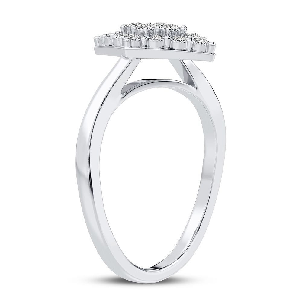 10K 0.10CT Diamond Ring