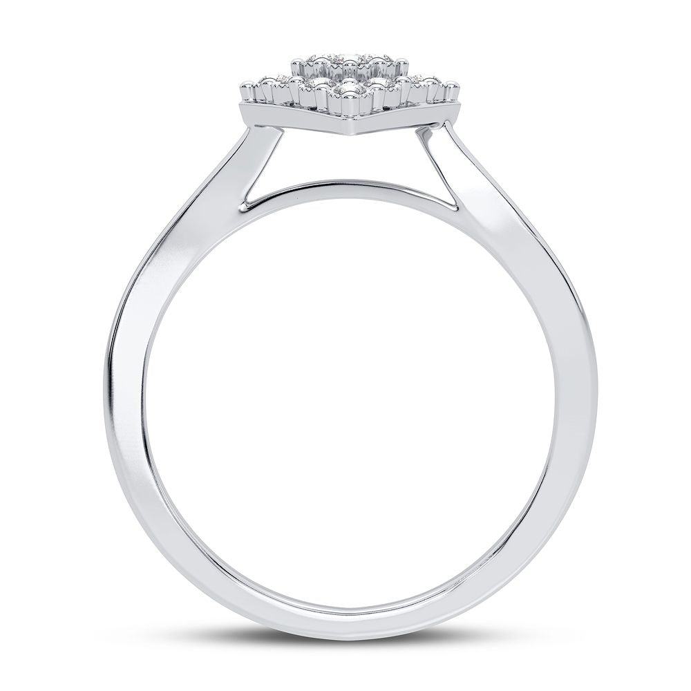 10K 0.10CT Diamond Ring