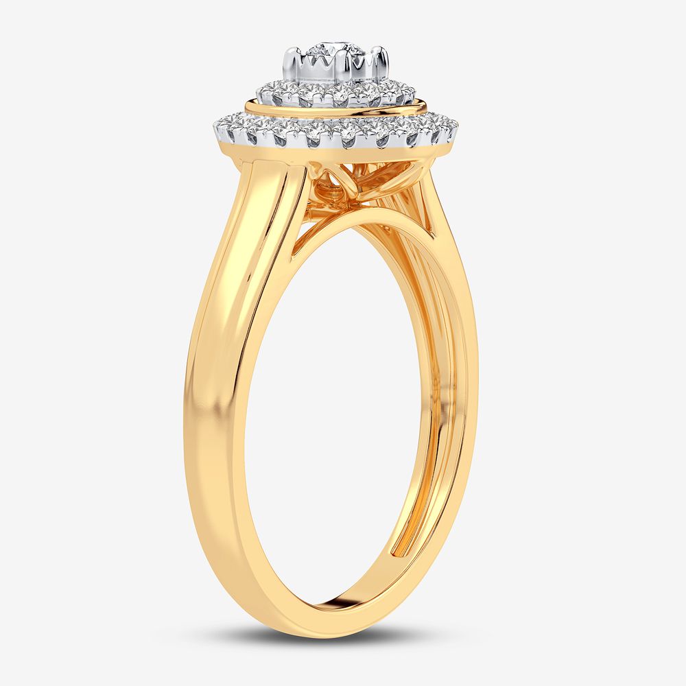 10K 0.25CT Diamond Ring