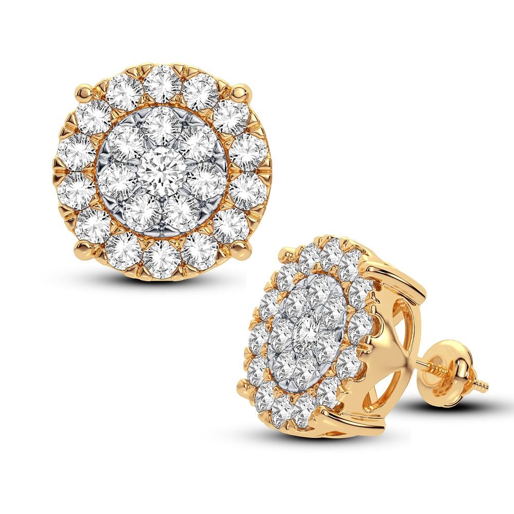 14K 2.00CT Diamond Earring