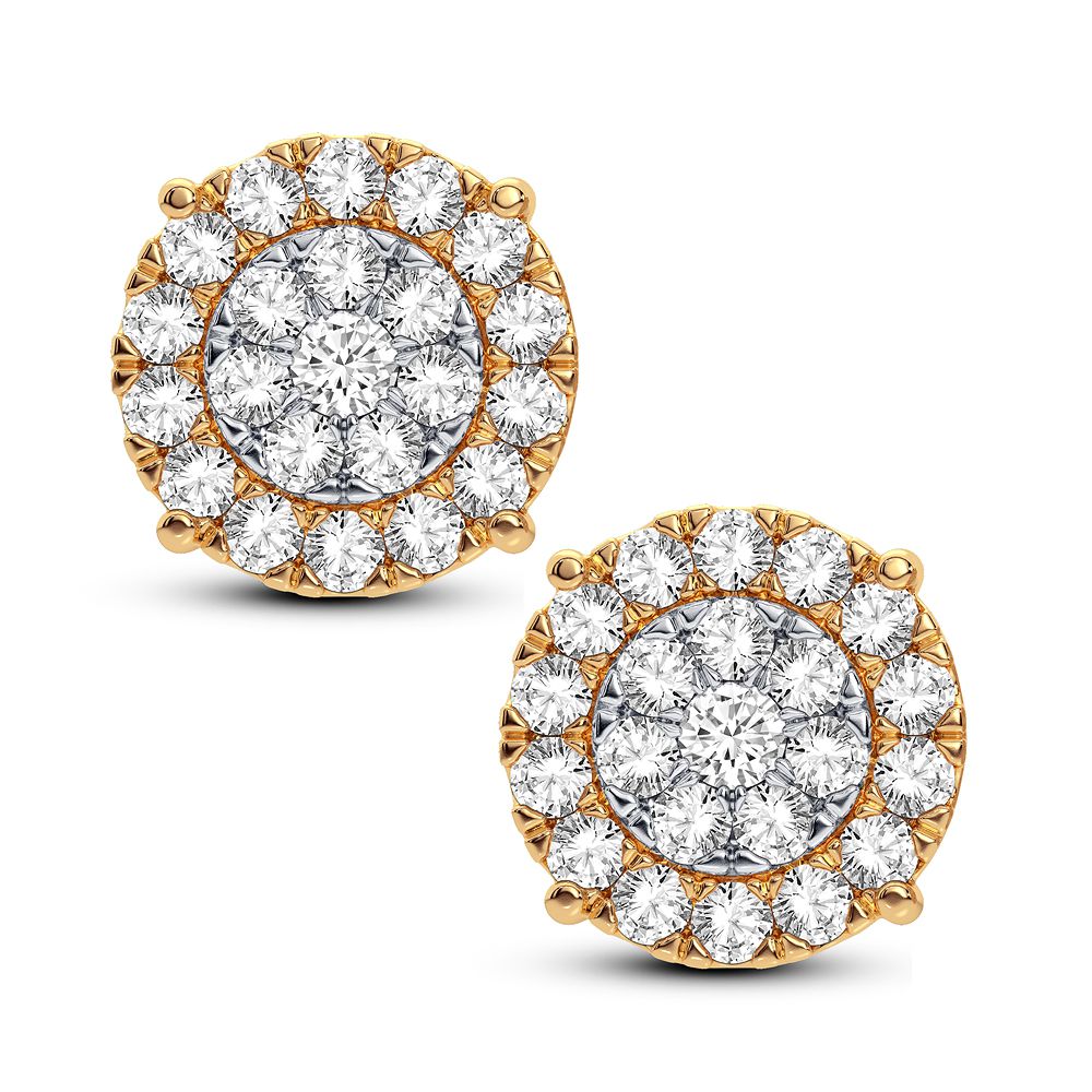 14K 2.00CT Diamond Earring