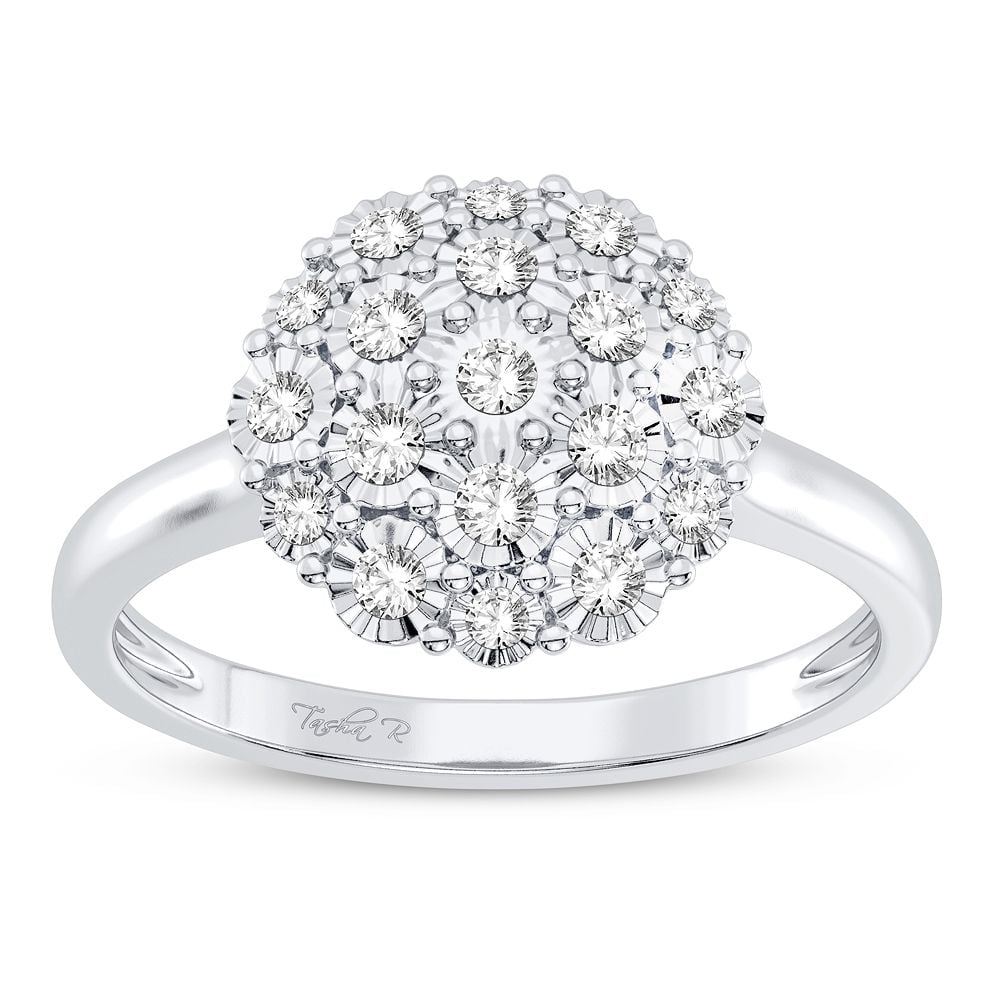 10K 0.19CT Diamond Ring