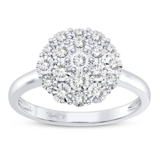 10K 0.19CT Diamond Ring