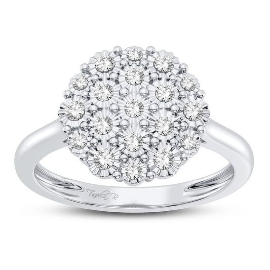 10K 0.10CT Diamond Ring
