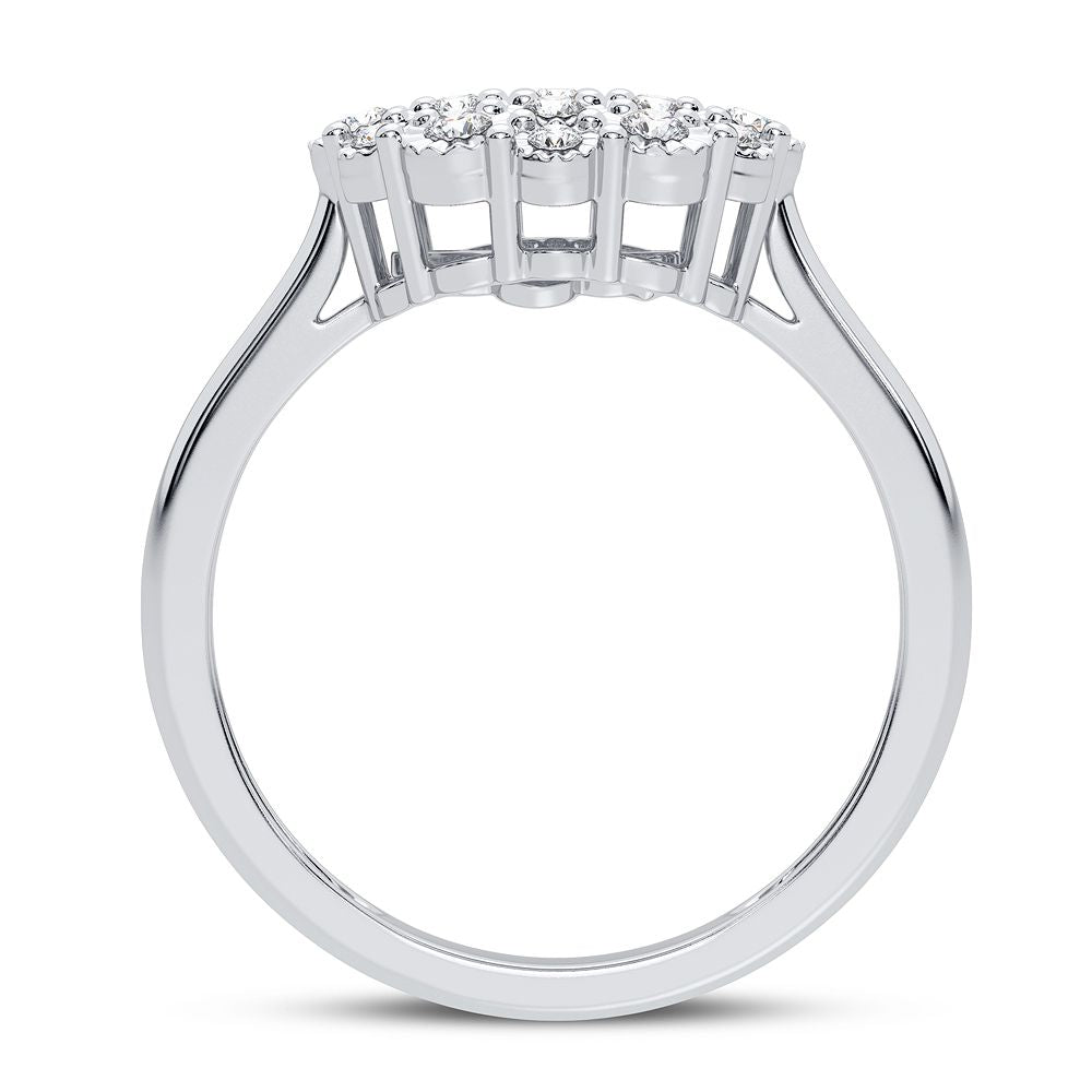 10K 0.10CT Diamond Ring
