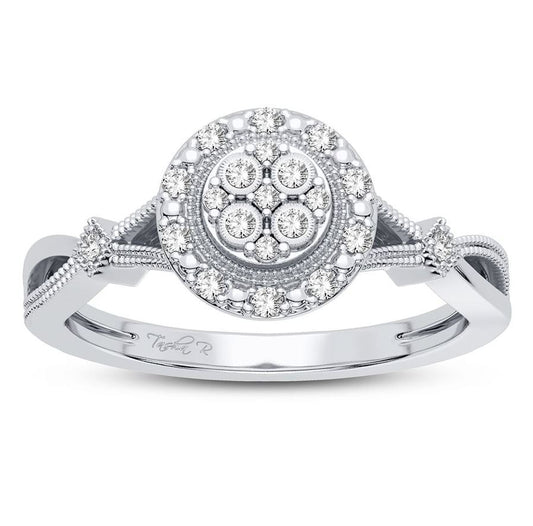 10K 0.10CT Diamond Ring