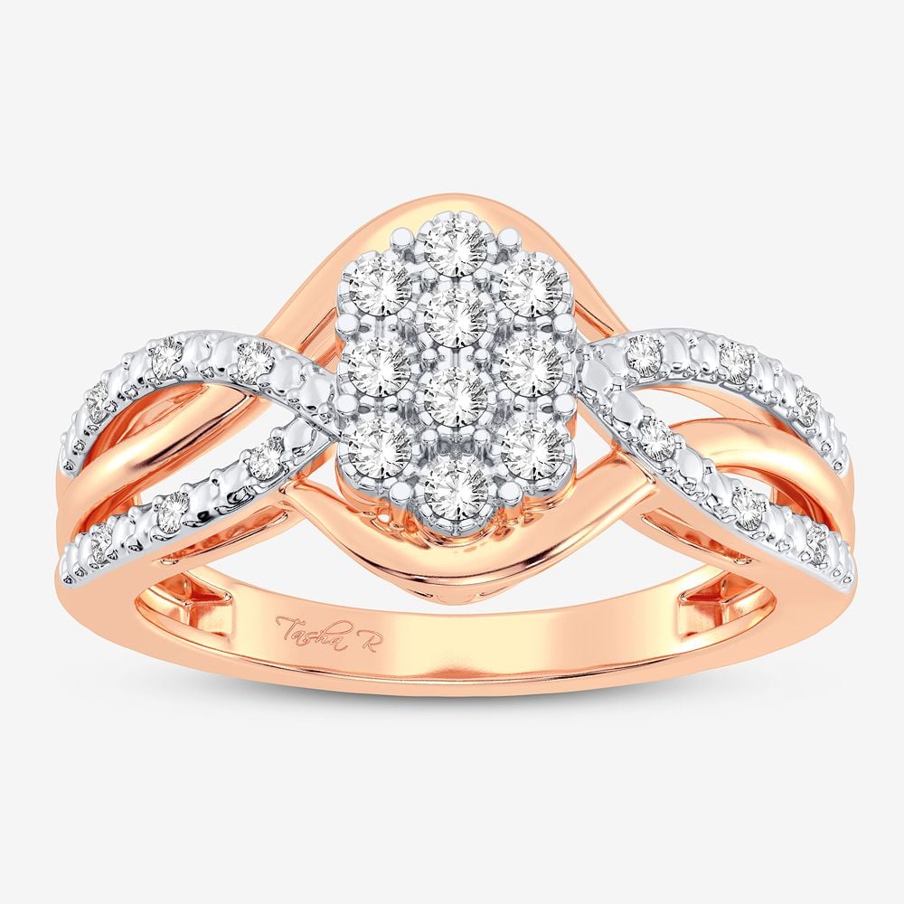 10K 0.10CT Diamond Ring