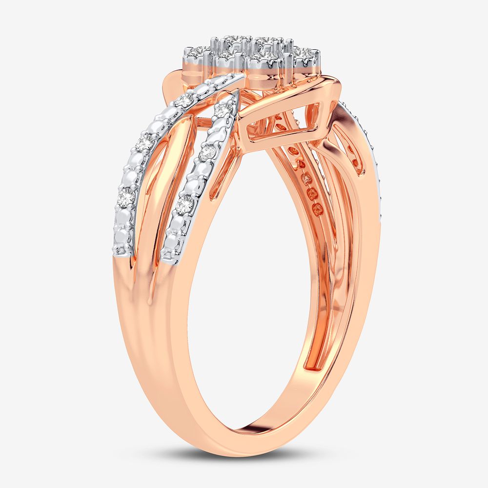 10K 0.10CT Diamond Ring