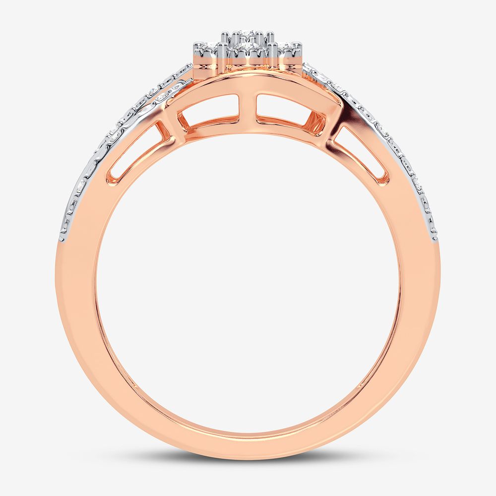 10K 0.10CT Diamond Ring