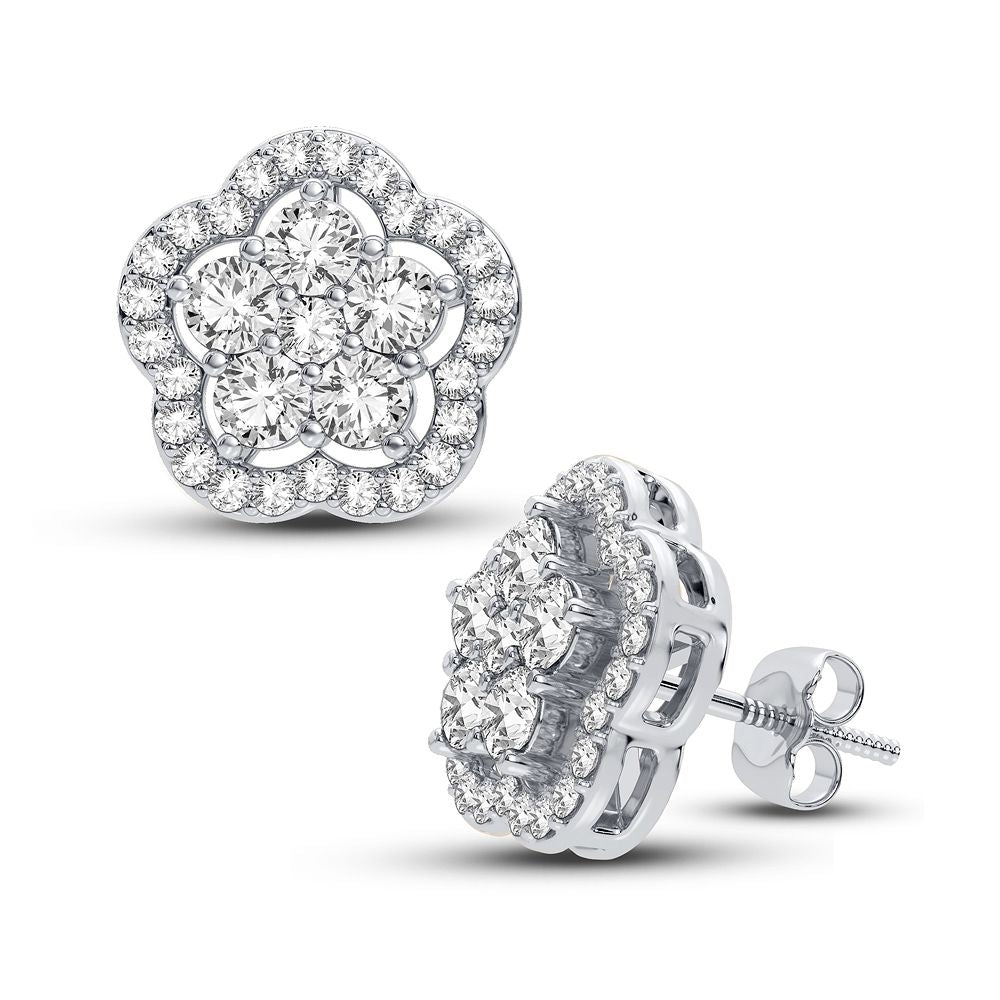 14K 1.00CT Diamond Earring