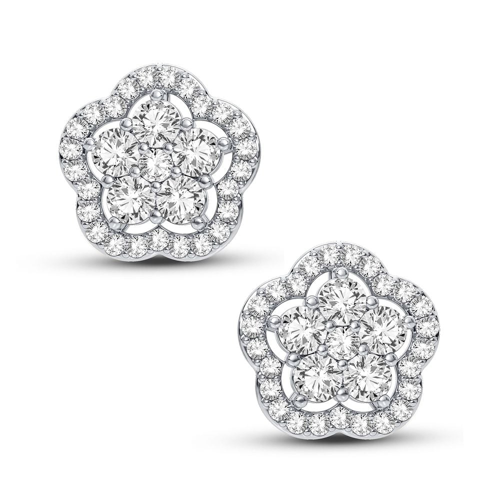 14K 1.00CT Diamond Earring