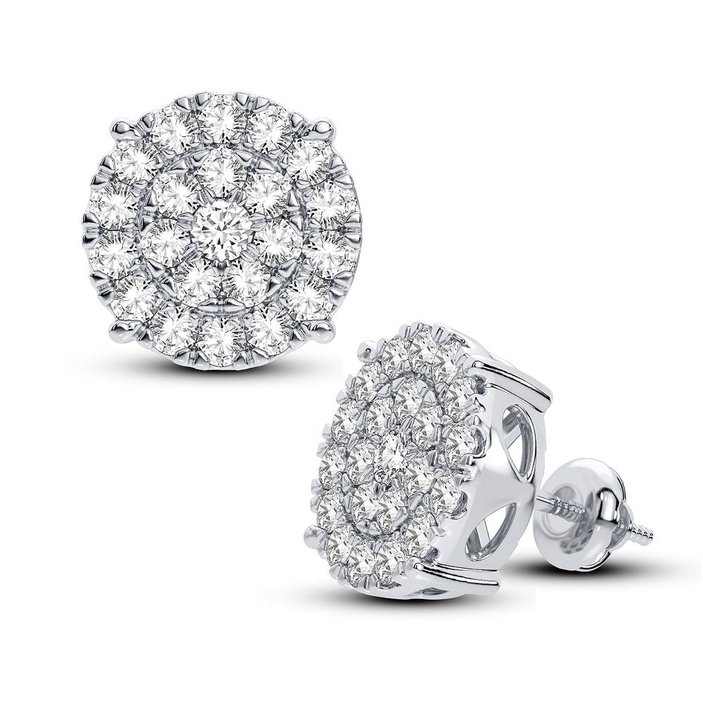 14K 1.50CT Diamond Earring
