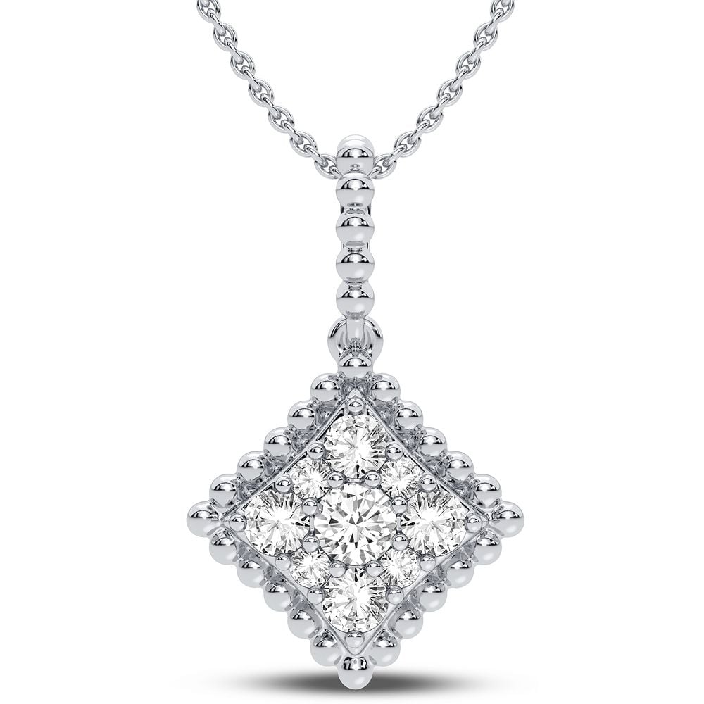 14K 0.40CT Diamond Pendant