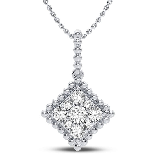 14K 0.40CT Diamond Pendant