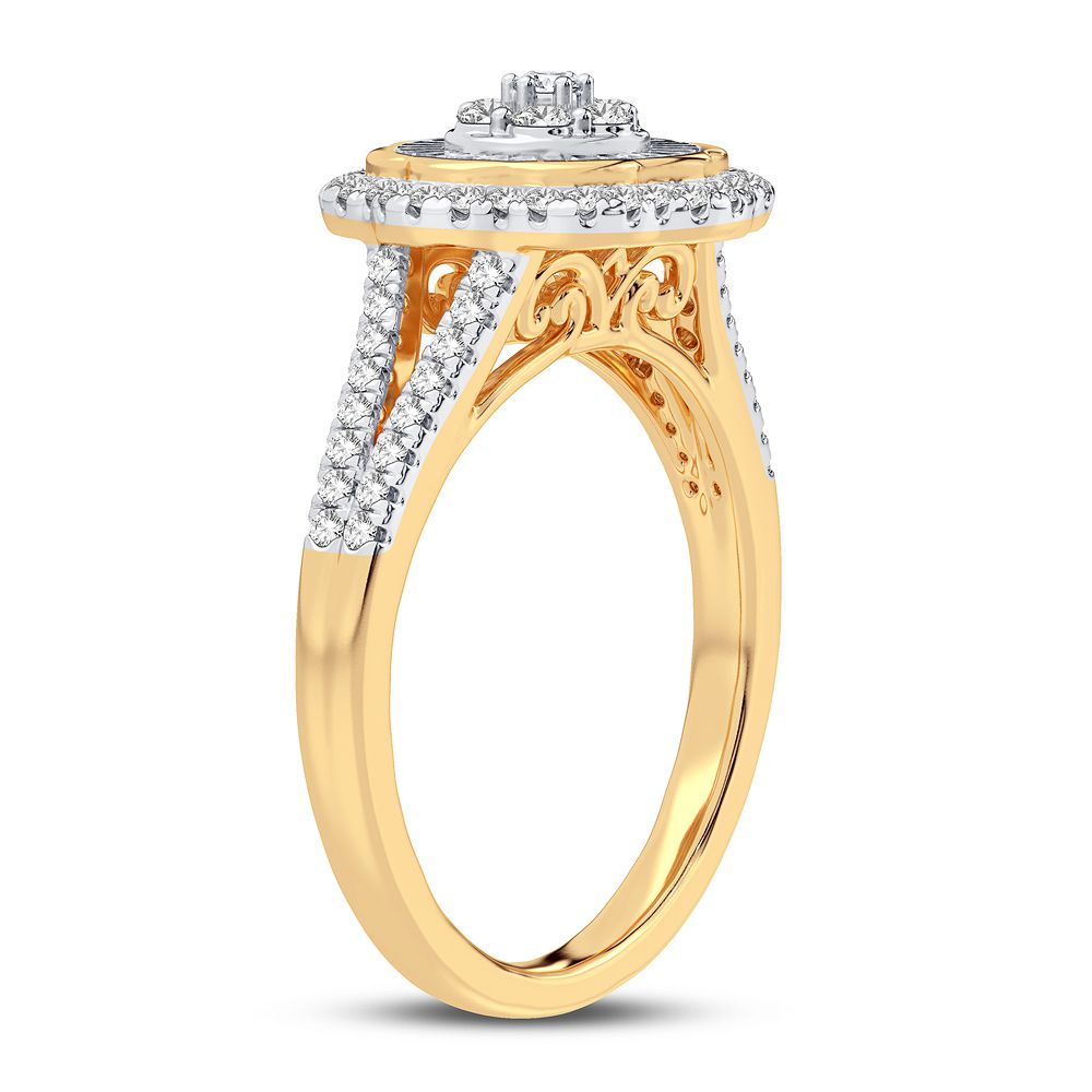 10K 0.50CT Diamond Ring