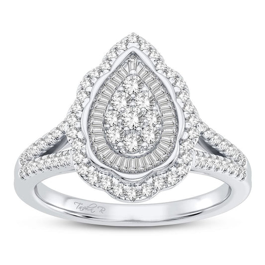 10K 0.50CT Diamond Ring