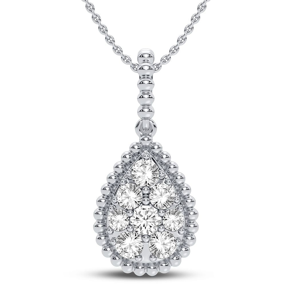 14K 0.40CT Diamond Pendant